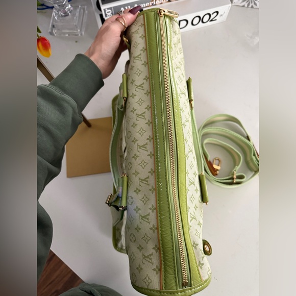 Louis Vuitton Sac Mary Kate 48H Green Monogram Line Large Tote Bag - Picture 14 of 15